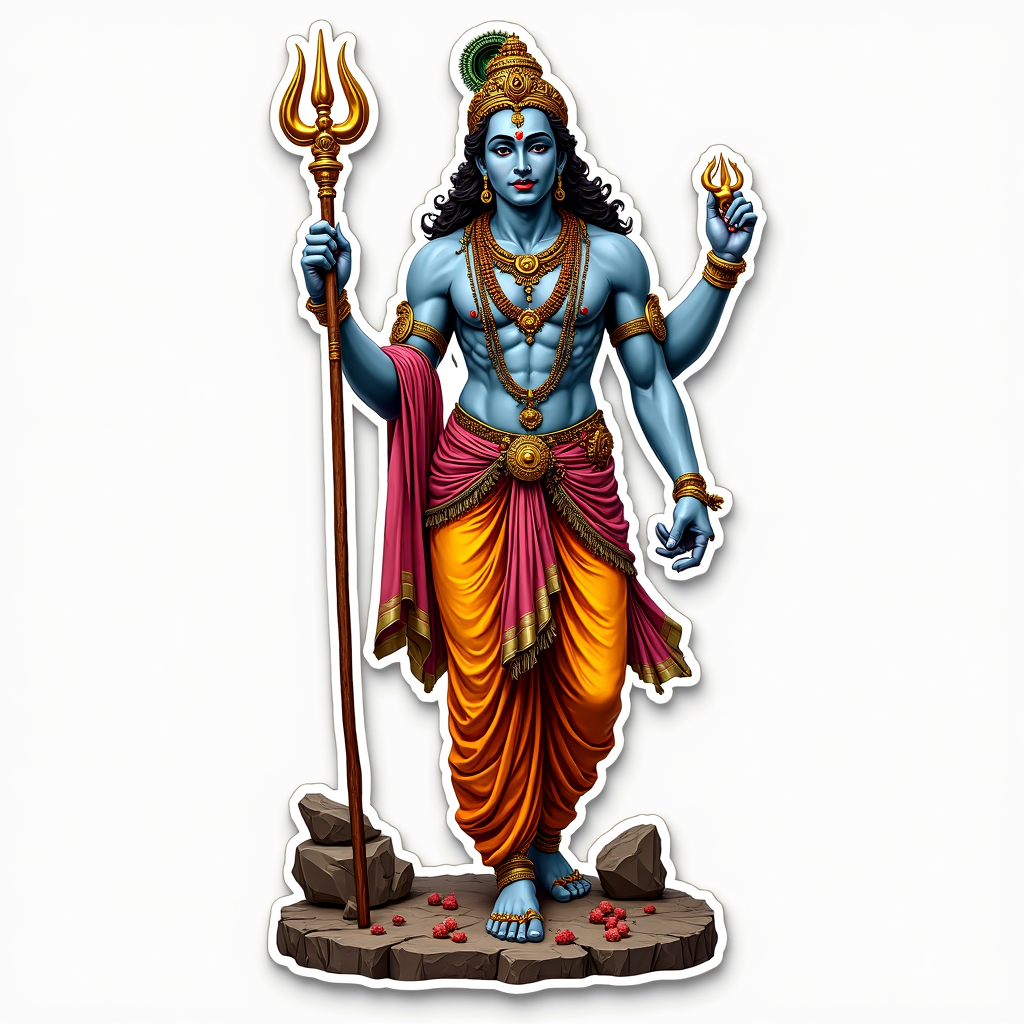 Elegant & Traditional Gods - Magnet v14